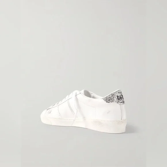 Golden Goose Super Star Classic Leather Sneakers with Swarovski Crystals - Picture 3 of 7